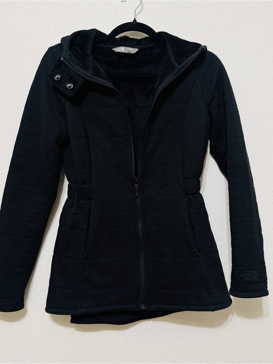The North Face Jackets & Blazers - 🦋The North Face| Like-New Women’s Black Fleece-Lined Quilted Jacket XS With Hood